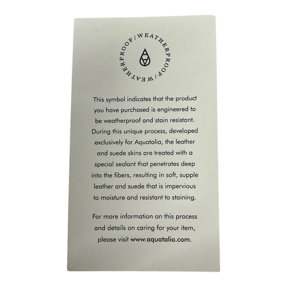 AQUATALIA Taupe Suede Leather Weatherproof Casual Slip On Shoe NEW WITH BOX SZ 5 - Picture 7 of 16